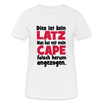 Baby - Frauen T-Shirt atmungsaktiv - Weiß - Vorne - AI Model Female 172 dark (172cm)