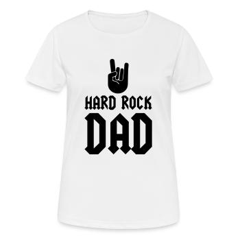Hard Rock Dad - T-shirt respirant Femme - blanc - Devant - AI Model Female 172 dark (172cm)