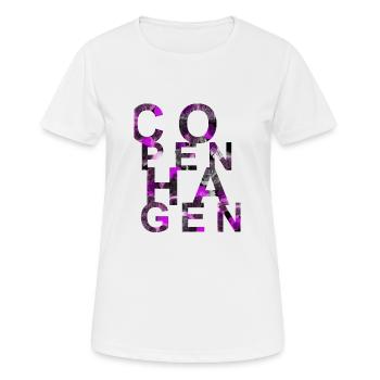 NEW YORK CITY - Frauen T-Shirt atmungsaktiv - Weiß - Vorne - AI Model Female 172 dark (172cm)