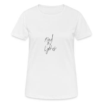 find my lighter - Women's Breathable T-Shirt - white - Front - AI Model Female 172 dark (172cm)