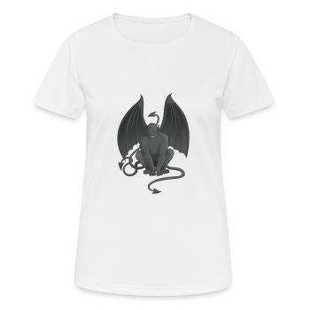 Gargouille - T-shirt respirant Femme - blanc - Devant - AI Model Female 172 dark (172cm)