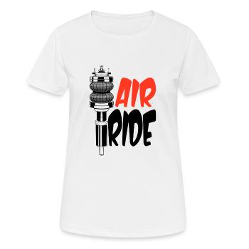 Airride Air air air de suspension Suspension Voiture Tuning - T-shirt respirant Femme - blanc - Devant - AI Model Female 172 dark (172cm)