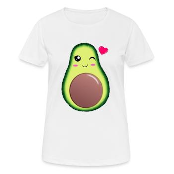 Avocado - Women's Breathable T-Shirt - white - Front - AI Model Female 172 dark (172cm)