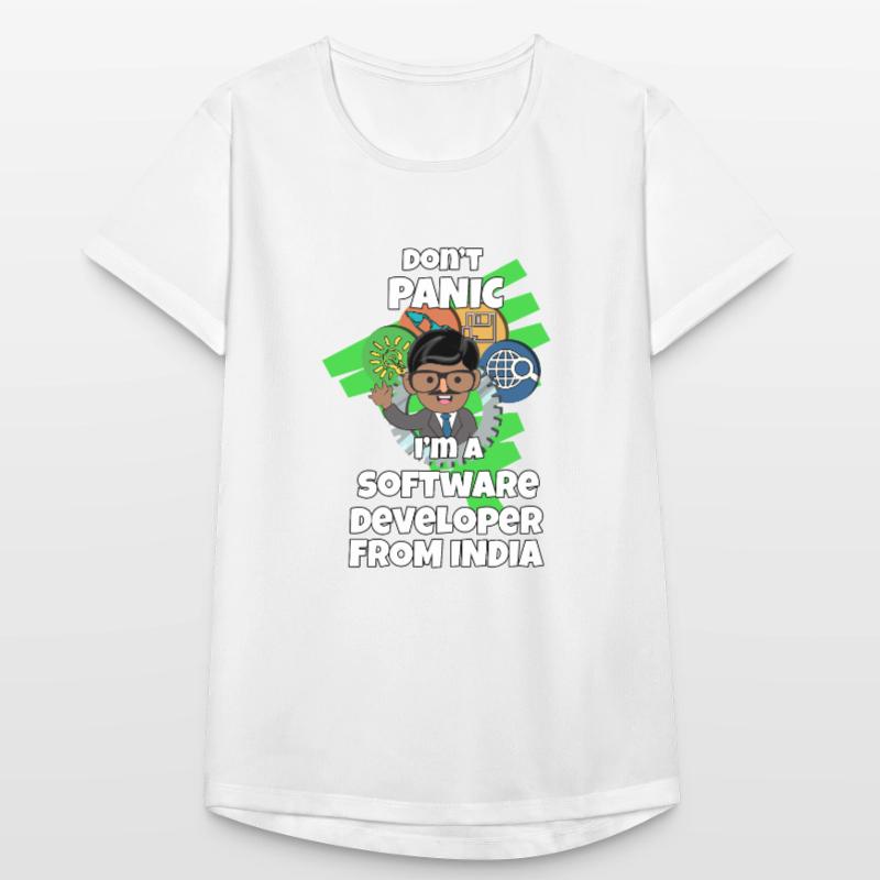 Indien Inder Entwickler Software Code I Geschenk Frauen T-Shirt atmungsaktiv
