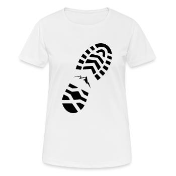 Chaussure de montagne II - T-shirt respirant Femme - blanc - Devant - AI Model Female 172 dark (172cm)