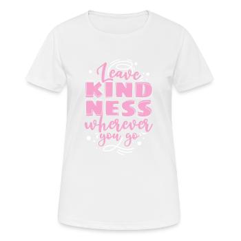 Kindness Statement Role Model Gift - Women's Breathable T-Shirt - white - Front - AI Model Female 172 dark (172cm)