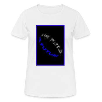 The Future - T-shirt respirant Femme - blanc - Devant - AI Model Female 172 dark (172cm)