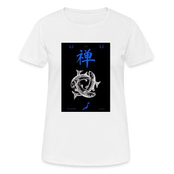 Japonais - T-shirt respirant Femme - blanc - Devant - AI Model Female 172 dark (172cm)