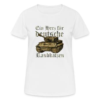 Panzer Infanterie Spruch Geschenk - Frauen T-Shirt atmungsaktiv - Weiß - Vorne - AI Model Female 172 dark (172cm)