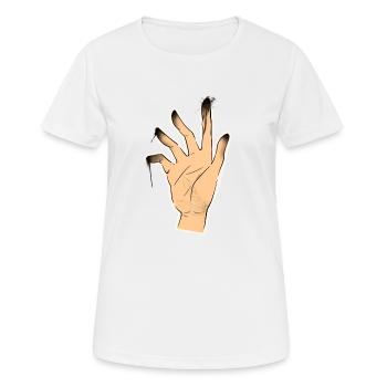 Main - T-shirt respirant Femme - blanc - Devant - AI Model Female 172 dark (172cm)