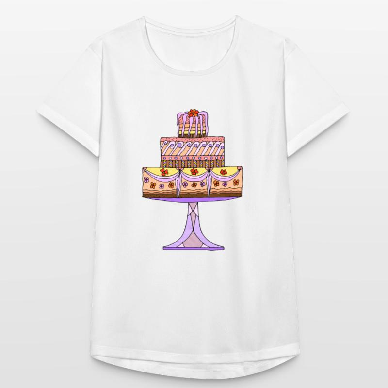 Gâteau T-shirt respirant Femme