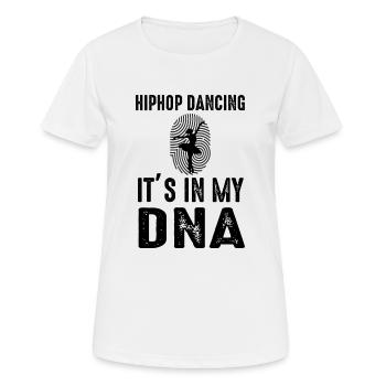 Danse Danse Musique - T-shirt respirant Femme - blanc - Devant - AI Model Female 172 dark (172cm)