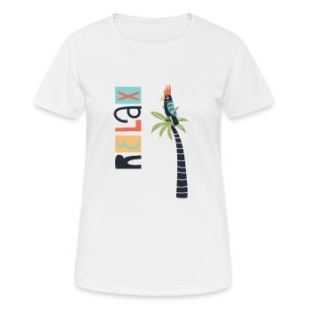 Relax - Women's Breathable T-Shirt - white - Front - AI Model Female 172 dark (172cm)