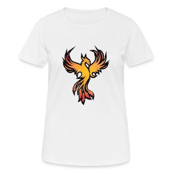 Rise from the ashes - Women's Breathable T-Shirt - white - Front - AI Model Female 172 dark (172cm)