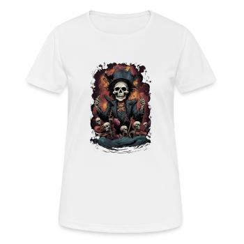 Dirigent - Frauen T-Shirt atmungsaktiv - Weiß - Vorne - AI Model Female 172 dark (172cm)