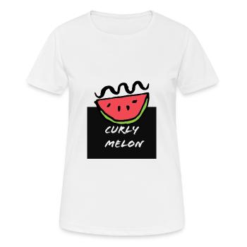 Curly Melon - Women's Breathable T-Shirt - white - Front - AI Model Female 172 dark (172cm)
