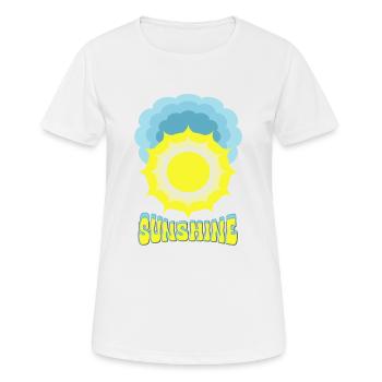 Soleil Soleil - T-shirt respirant Femme - blanc - Devant - AI Model Female 172 dark (172cm)