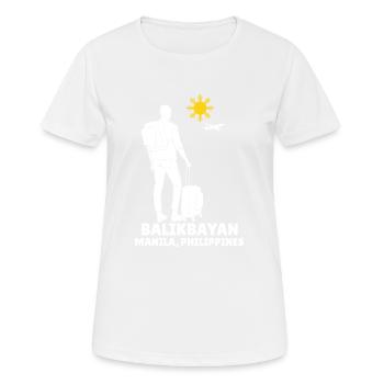 Philippinen Filipino Flagge Stolz I Geschenk - Frauen T-Shirt atmungsaktiv - Weiß - Vorne - AI Model Female 172 dark (172cm)
