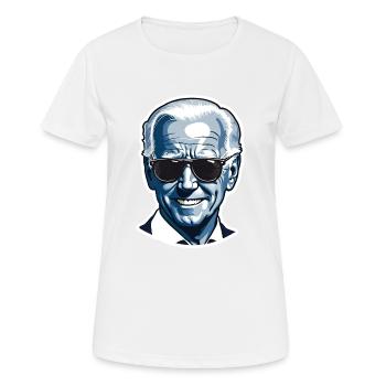 Joe Biden 2024 - Frauen T-Shirt atmungsaktiv - Weiß - Vorne - AI Model Female 172 dark (172cm)