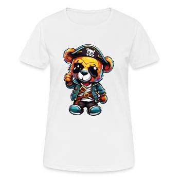 Teddybär / Kuscheltier / Stofftier / Geschenkidee - Frauen T-Shirt atmungsaktiv - Weiß - Vorne - AI Model Female 172 dark (172cm)