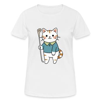 Méchant - T-shirt respirant Femme - blanc - Devant - AI Model Female 172 dark (172cm)