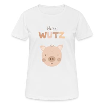 Petit Cochon beige - T-shirt respirant Femme - blanc - Devant - AI Model Female 172 dark (172cm)