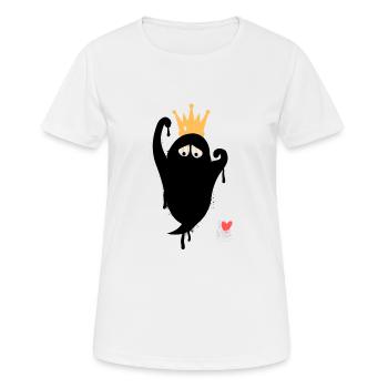iLoveME - Frauen T-Shirt atmungsaktiv - Weiß - Vorne - AI Model Female 172 dark (172cm)