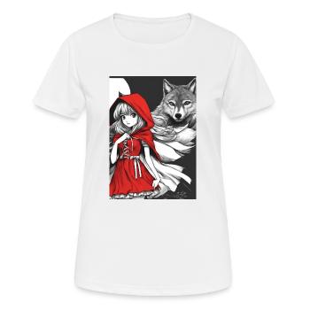Chaperon rouge - T-shirt respirant Femme - blanc - Devant - AI Model Female 172 dark (172cm)