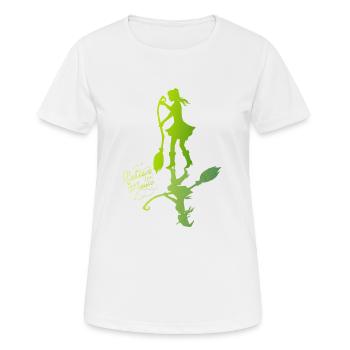 Believe in Magic Witch - green - Women's Breathable T-Shirt - white - Front - AI Model Female 172 dark (172cm)