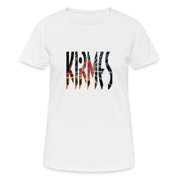 Kirmes - Frauen T-Shirt atmungsaktiv - Weiß - Vorne - AI Model Female 172 dark (172cm)