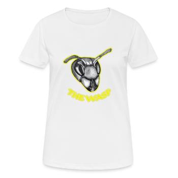 Dessiné la guêpe - T-shirt respirant Femme - blanc - Devant - AI Model Female 172 dark (172cm)