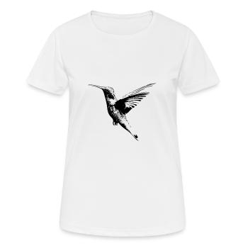 Hummingbird - Women's Breathable T-Shirt - white - Front - AI Model Female 172 dark (172cm)
