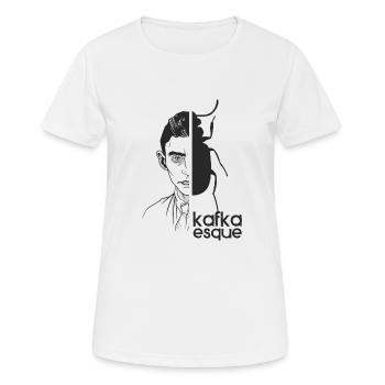 Literatur Germanistik Verwandlung - Frauen T-Shirt atmungsaktiv - Weiß - Vorne - AI Model Female 172 dark (172cm)