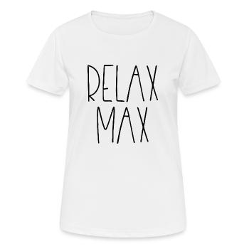 Relax Max - Women's Breathable T-Shirt - white - Front - AI Model Female 172 dark (172cm)