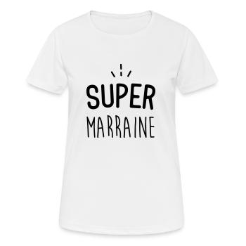 Super Patin - Frauen T-Shirt atmungsaktiv - Weiß - Vorne - AI Model Female 172 dark (172cm)