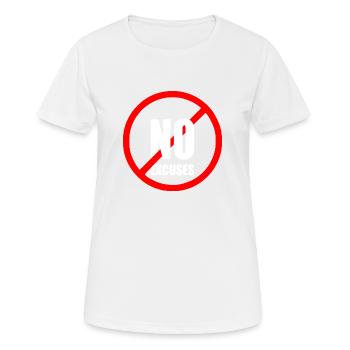 No excuses - T-shirt respirant Femme - blanc - Devant - AI Model Female 172 dark (172cm)