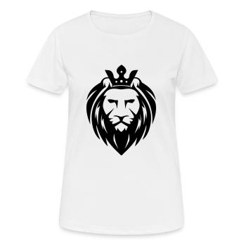 Tête de Lion - tête de lion - T-shirt respirant Femme - blanc - Devant - AI Model Female 172 dark (172cm)