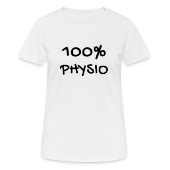 Krankengymnast / Krankengymnastin / Physio / - Frauen T-Shirt atmungsaktiv - Weiß - Vorne - AI Model Female 172 dark (172cm)