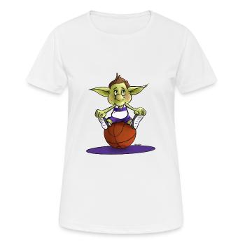 Baby korrigan basket - T-shirt respirant Femme - blanc - Devant - AI Model Female 172 dark (172cm)