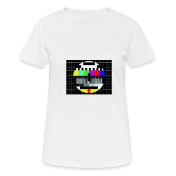 Brett - Frauen T-Shirt atmungsaktiv - Weiß - Vorne - AI Model Female 172 dark (172cm)