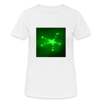 GREEN STAR - Women's Breathable T-Shirt - white - Front - AI Model Female 172 dark (172cm)