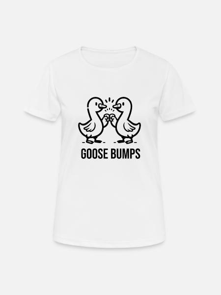 goose bumps - Women's Breathable T-Shirt - white