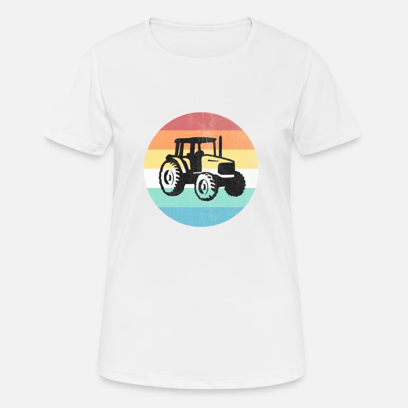 tractor - Women's Breathable T-Shirt - white