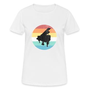 Ailes - T-shirt respirant Femme - blanc - Devant - AI Model Female 172 dark (172cm)