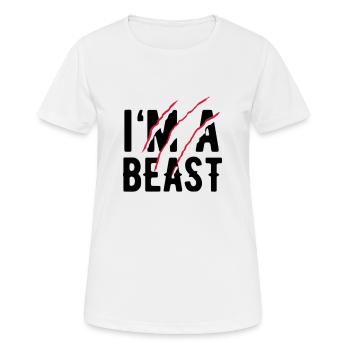 Beast - Women's Breathable T-Shirt - white - Front - AI Model Female 172 dark (172cm)
