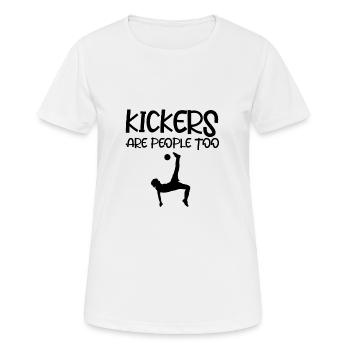 Kickers Are People Too 5 - Women's Breathable T-Shirt - white - Front - AI Model Female 172 dark (172cm)