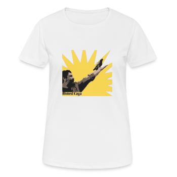 Ahmed Kaya - Women's Breathable T-Shirt - white - Front - AI Model Female 172 dark (172cm)