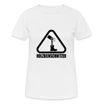 Beinprothese Orthopädie Orthopädietechniker - Frauen T-Shirt atmungsaktiv - Weiß - Vorne - AI Model Female 172 dark (172cm)