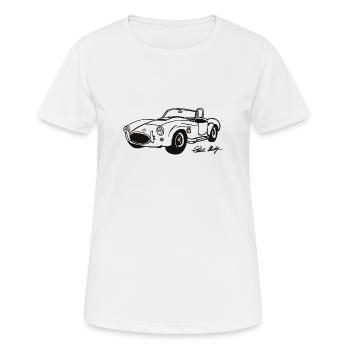 Cobra - ultimate Sportscar - Women's Breathable T-Shirt - white - Front - AI Model Female 172 dark (172cm)