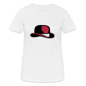 chapeau melon homme 25098 - T-shirt respirant Femme - blanc - Devant - AI Model Female 172 dark (172cm)